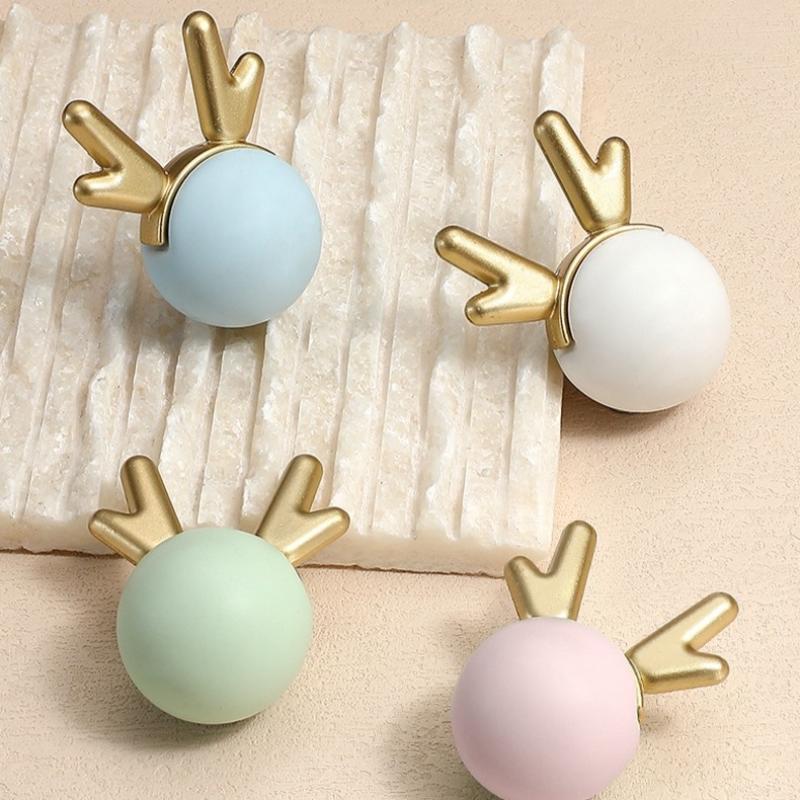 Creative Animal Cartoon Cabinet Knobs And Handles For Children'S Room Ceramic Wardrobe Pulls Home Decor Furniture Hardware