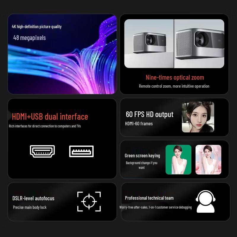 HuiBoShi T80S 4K Live Streaming Camera