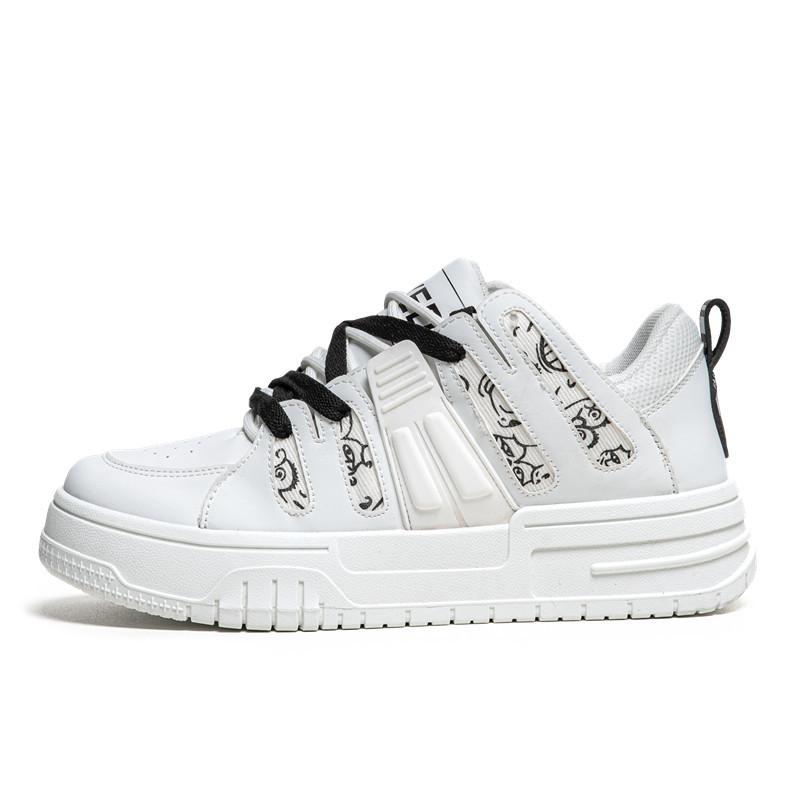 Jinjiang Men's Shoes Summer New Casual Korean Version Niche Design Breadboard Shoes Thick Sole Heightening Sports Little White Tide Shoes