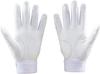 ZETT Baseball Batting Gloves Zero One Stage Batting Gloves Silver x White JM BG19202J Boys' Boys' (1311)