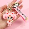 Anime Sailor Moon Schlüsselanhänger Cartoon Niedliche Katzenfiguren Schlüsselanhänger Mars Jupiter Merkur Rucksack Autoschlüsselanhänger Weihnachtsgeschenke