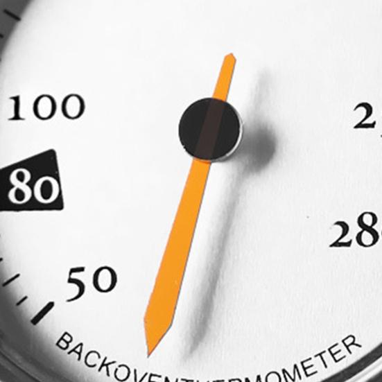 Rust-proof Stable Base Oven Thermometer Good Hanging Type Instantly Read Grilling