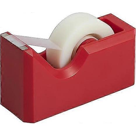 Dww-Colorful Desktop Tape Dispenser - Red