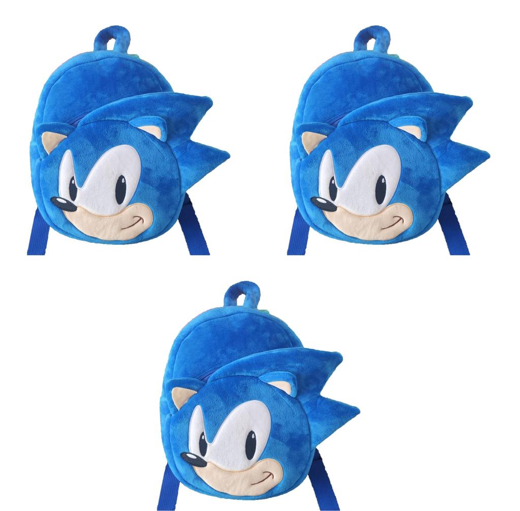 Pluszowy plecak Sonic Kolorowy i modny plecak dla maluchów i dzieci