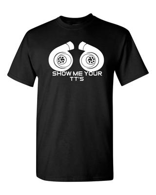 Zeigt mir eure TT's! - Street Racing Twin Turbo Herren T-Shirt