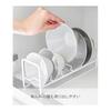 Yamazaki Jitsugyo (Yamazaki) Bowl & Tea Bowl Storage Rack White W26.5 x D8 x H10cm Tower Stand Upright Storage Drawer/Cupboard Storage 1397