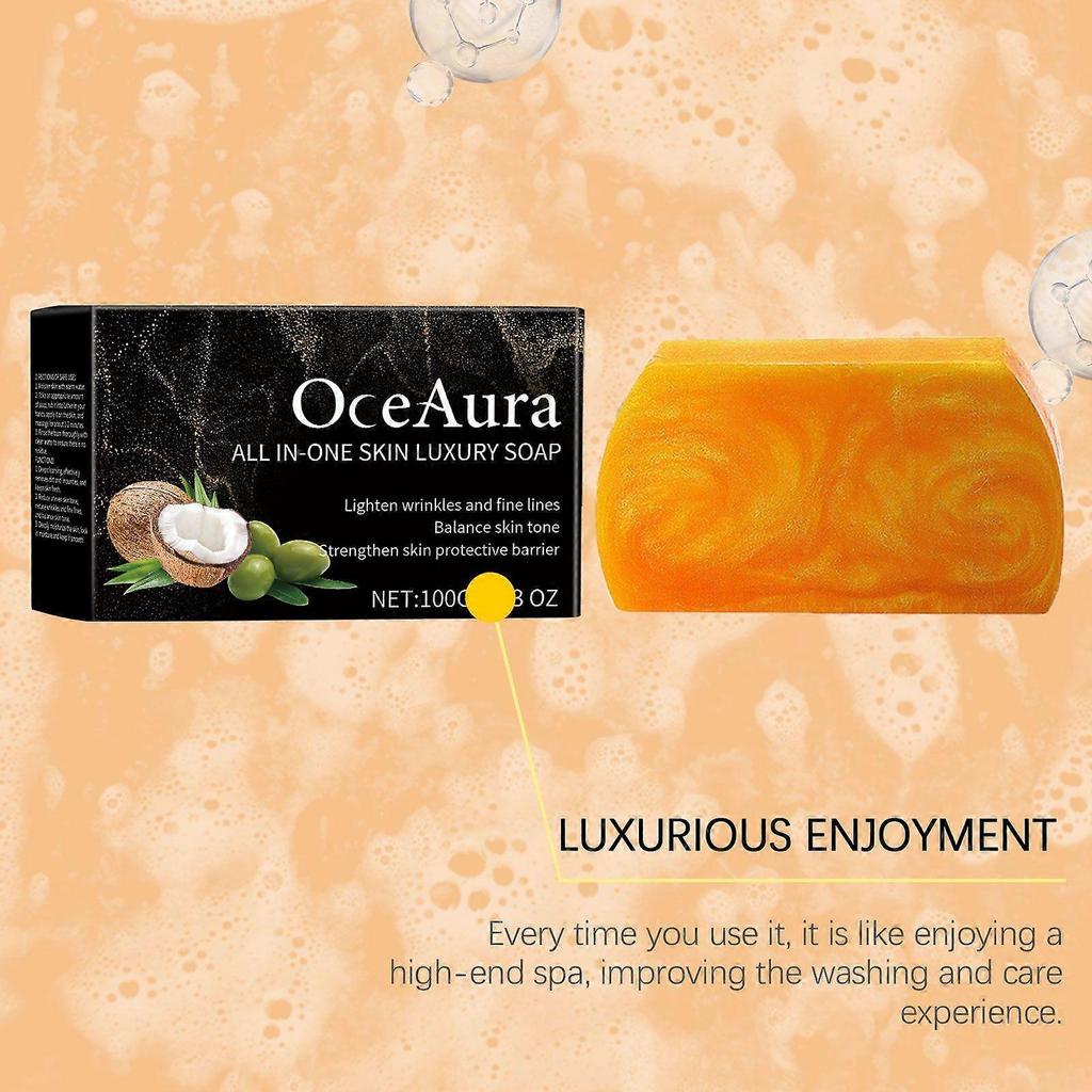Limited time!!Oceaura Essential Oil Skincare Soap - Gentle Cleansing And Moisturizing, Full-Body Refreshing Bath Care Soap