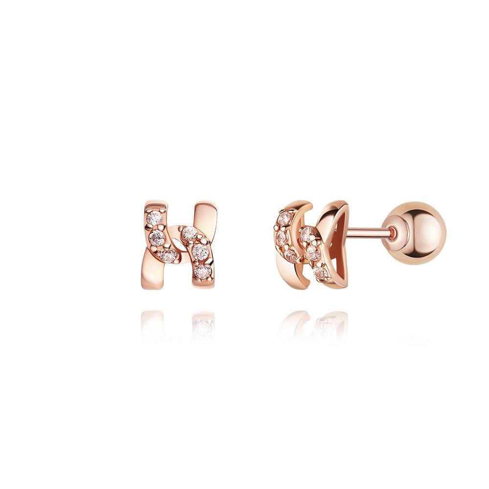 STONEHENGE With U 14K Rose Gold Piercing Sa25C07M