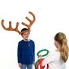 Inflatable Reindeer Antler Hat Ring Toss Game Kids Gift Christmas Family Game Toys New Year Xmas Decor
