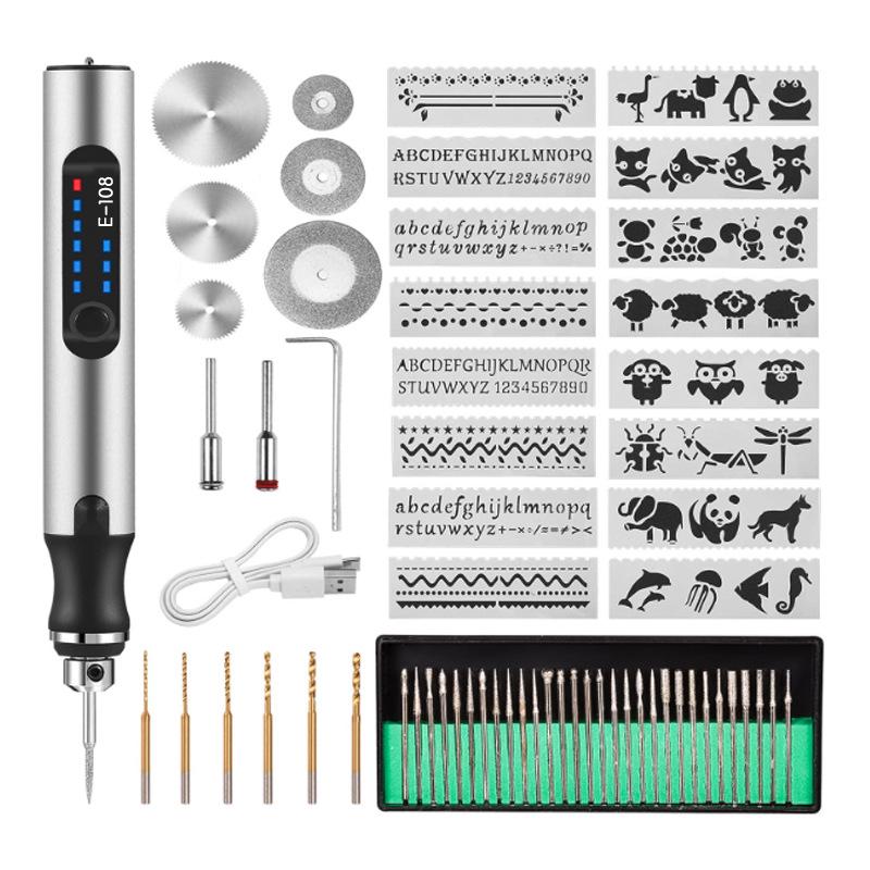 Electric Grinder Pen: Handheld Carving, Polishing & Engraving Tool for Jade & Wood