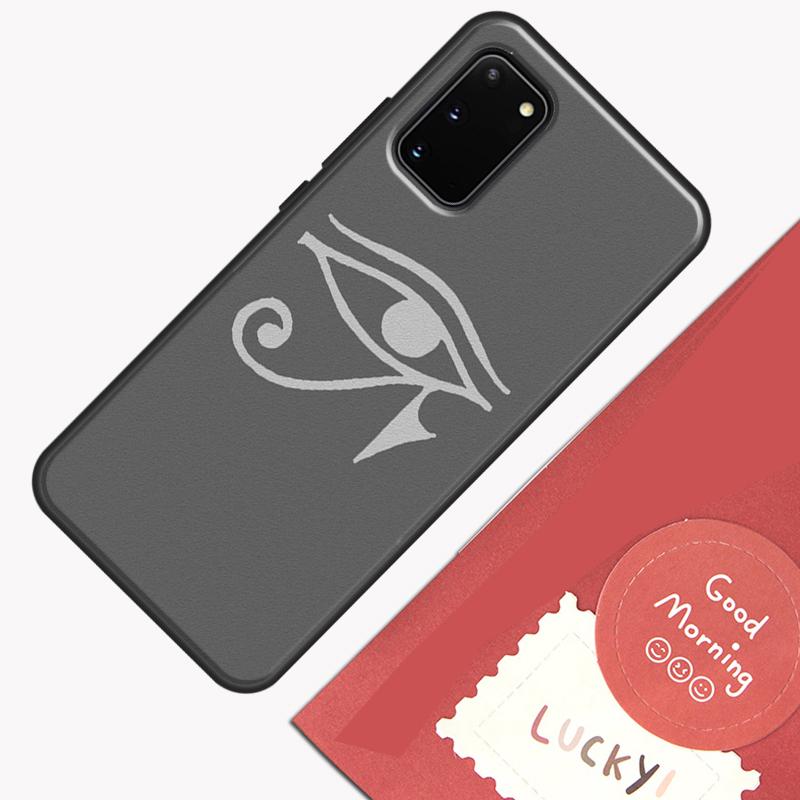 Egyptian Hieroglyphics Symbols Phone Case For Samsung Galaxy S25 S26 Ultra S20 S21 S22 S23 S24 Plus S9 S10 S25 FE Cover Shell