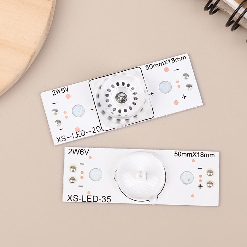 10Pcs 3V 6V 2W Lamp Beads With Optical Len Fliter For 24-108Inch Tv Universal Led Backlight Strip Tv Repair Simple Maintenance