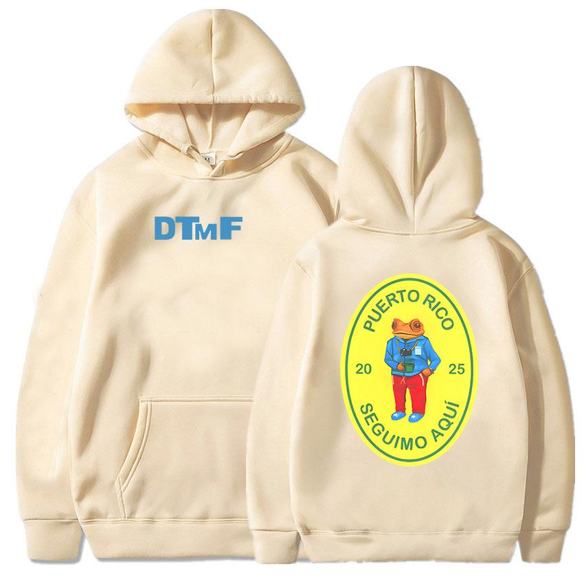 2025 Album DTMF Debí Tirar Más Fotos Hoodies Bad Bunny Fashion Singer Print Sweatshirts Cartoon Bear Graphic Clothes for Women