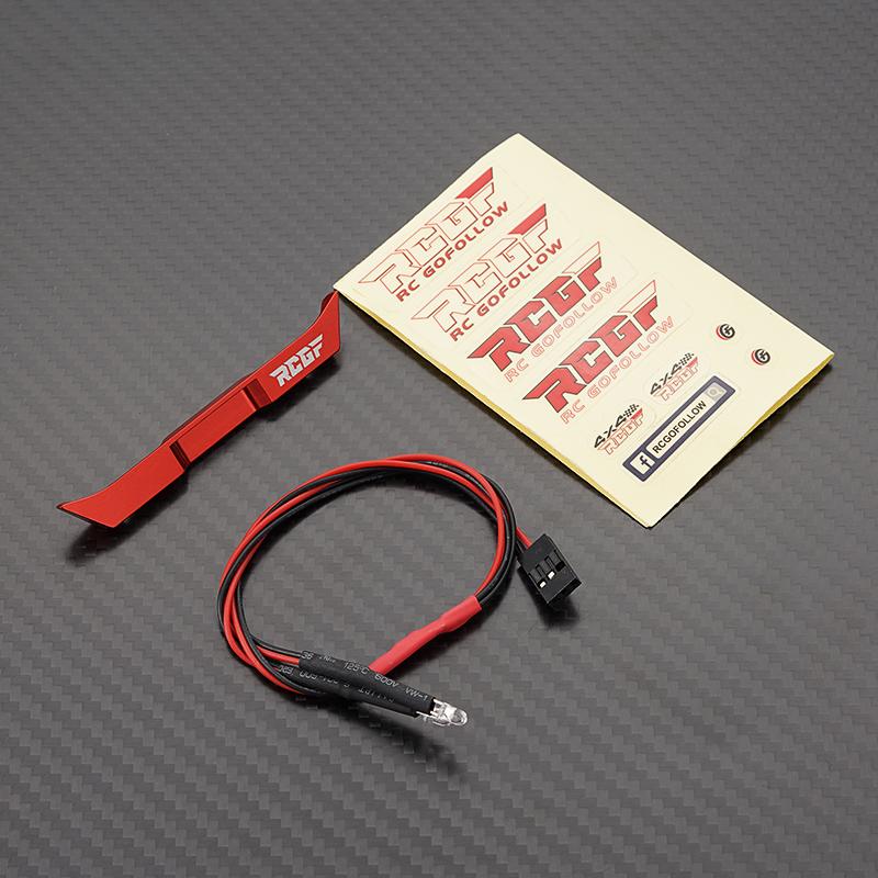 2pcs 1/24 Rear Bumper RC Upgrade Part Aluminum Alloy Wear-resistant Rc Rear Bumper For Axial SCX24 RC Car Part