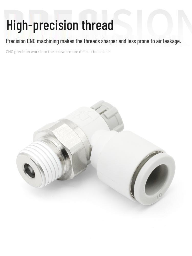 PTL Pneumatisches Drosselventil, Push-Lock Mini-Stecker, Geschwindigkeitsregelventil PTL4M401 6M5 601A-M