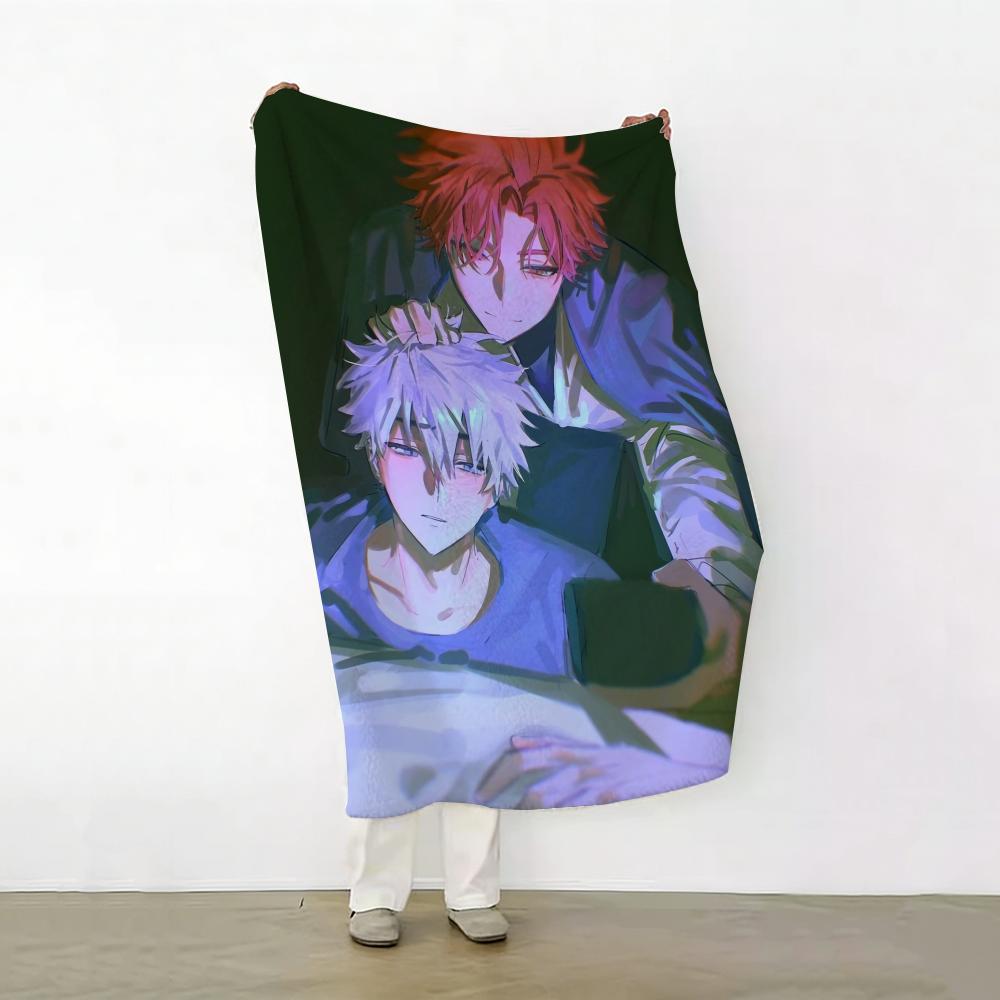 

Anime L Link C Click Throw Soft Warm Flannel Fleece Throw Blanket for Sofa Bed Travel Home 75cmx90cm