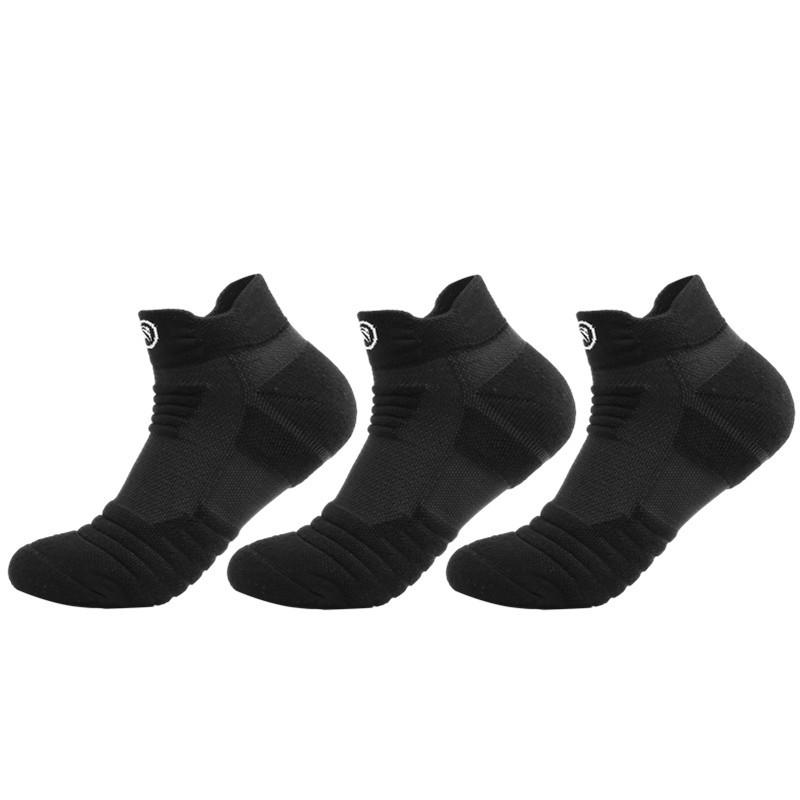 3 Pairs Sports Socks For Man High Quality Comfortable Breathable Basketball Short Socks Casual Fashion Low-cut Ankle Socks