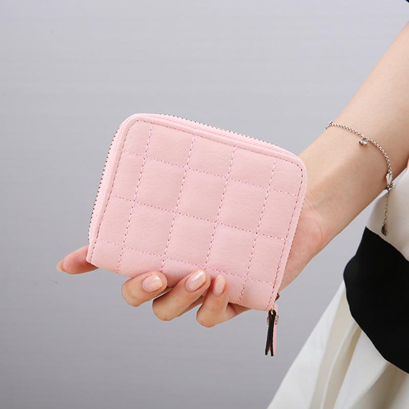 Versatile Small Wallet Women's Bag Short Zipper Cute Change Student Embroidery