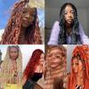 Ombre Box Braids Hair Crochet Braiding Hair Zizi Ombre Synthetic Zizi Crochet Hair Crochet Zizi Box Braid 28 Inch