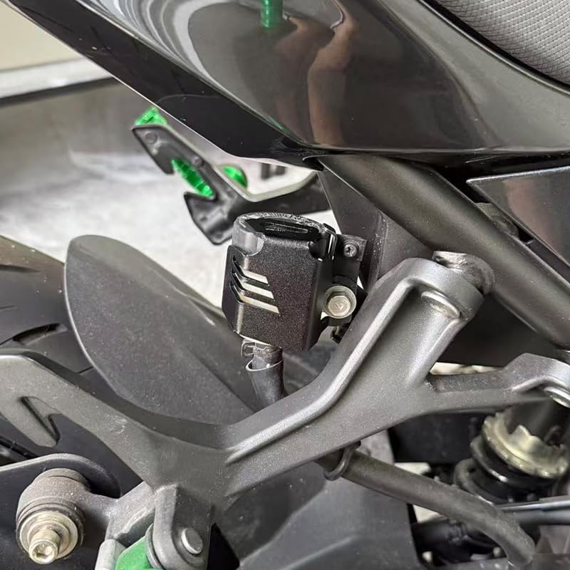 HRuizq Motorcycle Parts Rear Brake Cap Protective Cover Accessories Fits Kawasaki Ninja 400