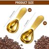 Stainless Steel Coffee Scoop, Coffee Scoops Short Handle, Tablespoon Measuring Spoons, for Coffee, Tea, Sugar, Kitchen Tool