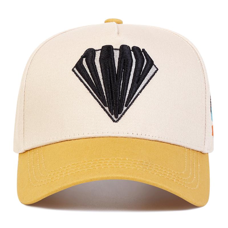 Unisex Diamond Embroidered Side Coconut Tree Baseball Caps Spring And Autumn Outdoor Adjustable Casual Hats Sunscreen Hat