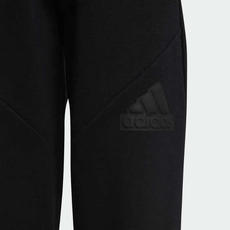 Adidas U Fi Logo Pants Knitted Comfortable Fashion Versatile Kids bottoms Black HR6286