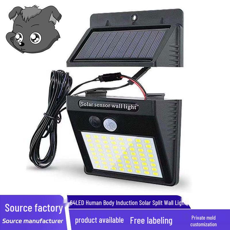 Waterproof Outdoor Solar LED Wall Light with Motion Sensor
