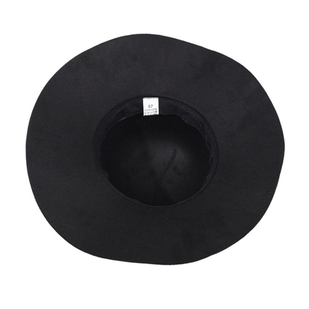 Cappelli a tesa larga stile vintage Cappelli bombati a tesa larga in feltro Cappello a secchiello alla moda Abbigliamento casual