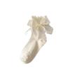 Newbie 0.3: Women's White Lace Socks (3 Pairs) - Cute and Versatile for Autumn/Winter
