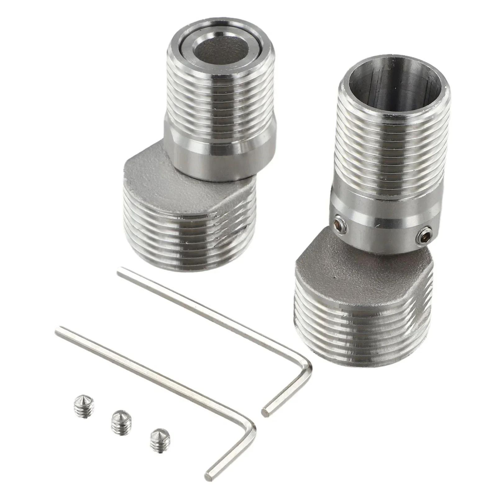 

360 Degree Rotatable Leak-Proof Faucet Adapter Home Improvement Silver High Strength 304 Stainless Steel For Laundry Room