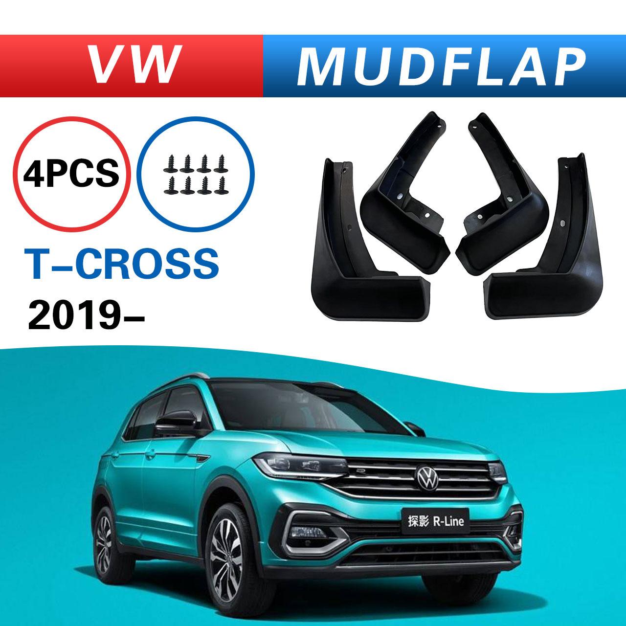 For VW T-CORSS car mudguard, Splash proof mudguard, front and rear wheel fender T-CORSS