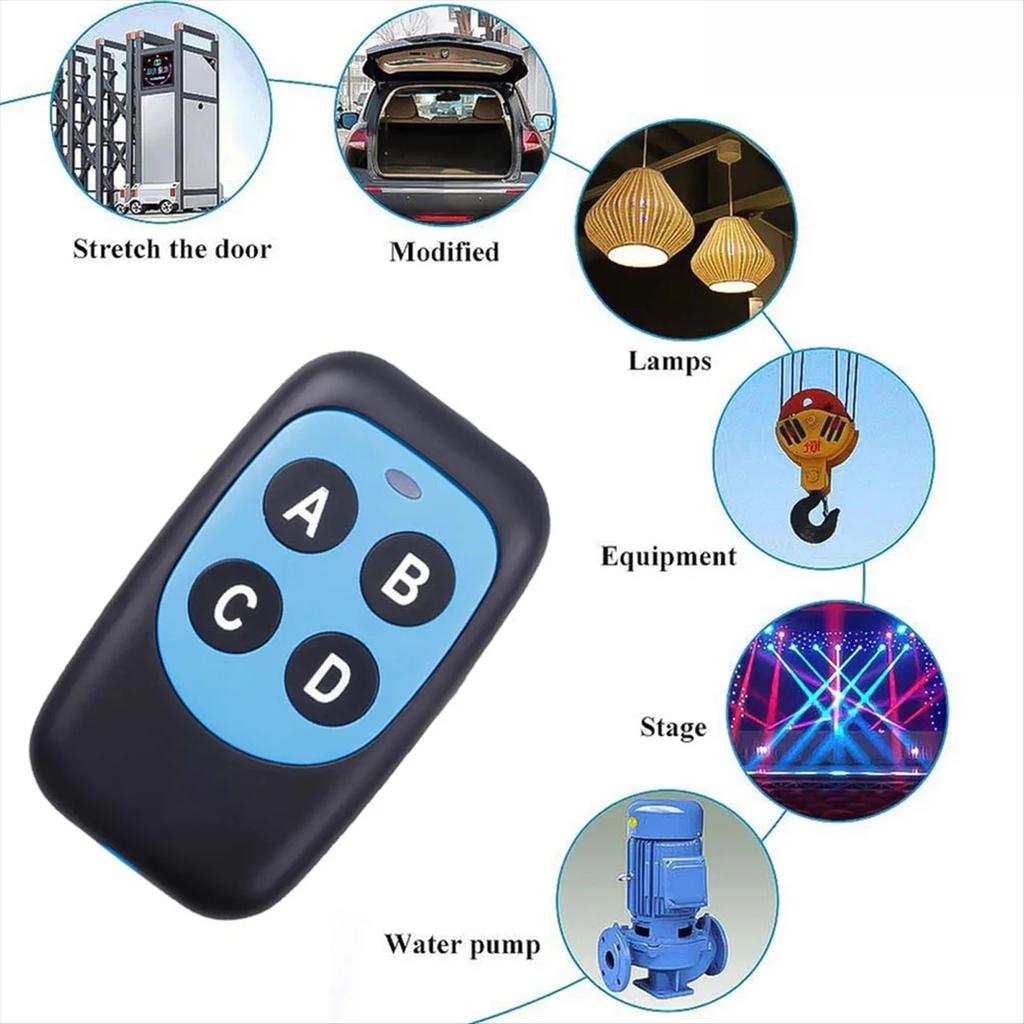 Remote Control Multi-Frequency 433 MHz Universal Garage Door Opener Duplicator