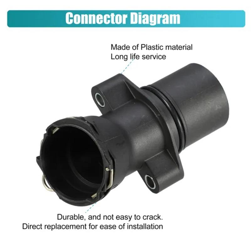 A28G-1 PCS Auto Thermostat Housing Pipe Joint Black ABS For E-Class C-Class CLK Class SLK Class 2712001256 A271200