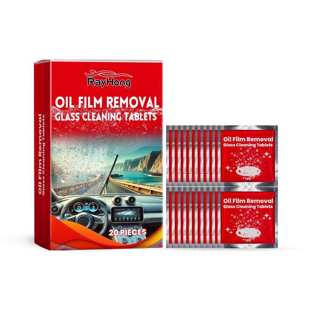 Rayhong 20 Pieces Automotive Glass Cleaning Sheets For Superior Rain Resistance