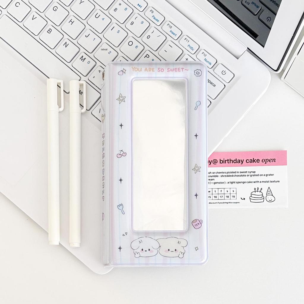 Simple Bow Cartoon Photocard Holder Album