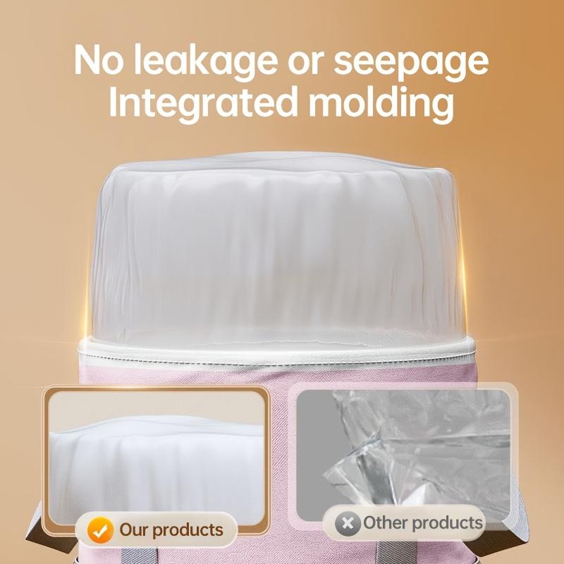 Tragbare isolierte Fußbadewanne - Zusammenklappbarer tiefer Eimer mit Wadenanhebung, Ideal für Zuhause & Wohnheime