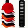 1Pc Wall-Mounted Cap Organizer - Holds 16 Hats, Easy Installation With Heavy-Duty Adhesive, Perfect For Closets, Offices