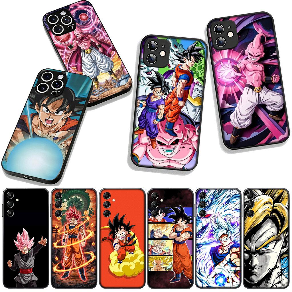 for Samsung Galaxy S25 S24 S22 S23 FE Ultra Plus A56 A05 A06 A15 A16 A55 S7 Edge Phone Case Majin Buu Dragons Son Gokus Balls