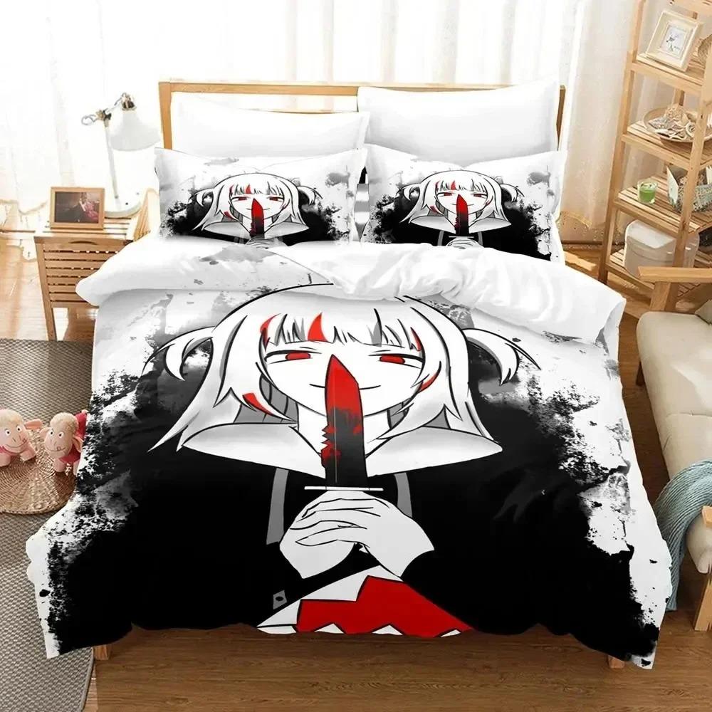 

Gawr Gura Reflect Fanart holoMyth Комплект постельного белья Пододеяльник Постельный комплект Одеяло Чехол Наволочка Одеяло размера king-size Мальчики Взрослые 70x133cm 2pcs