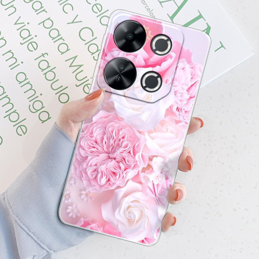 For Itel P65 Case Back Cover For Itel P65 P671L 2024 Shockproof Clear Soft Silicone Phone Case for ITEL P65 P 65 ITELP65 Coque