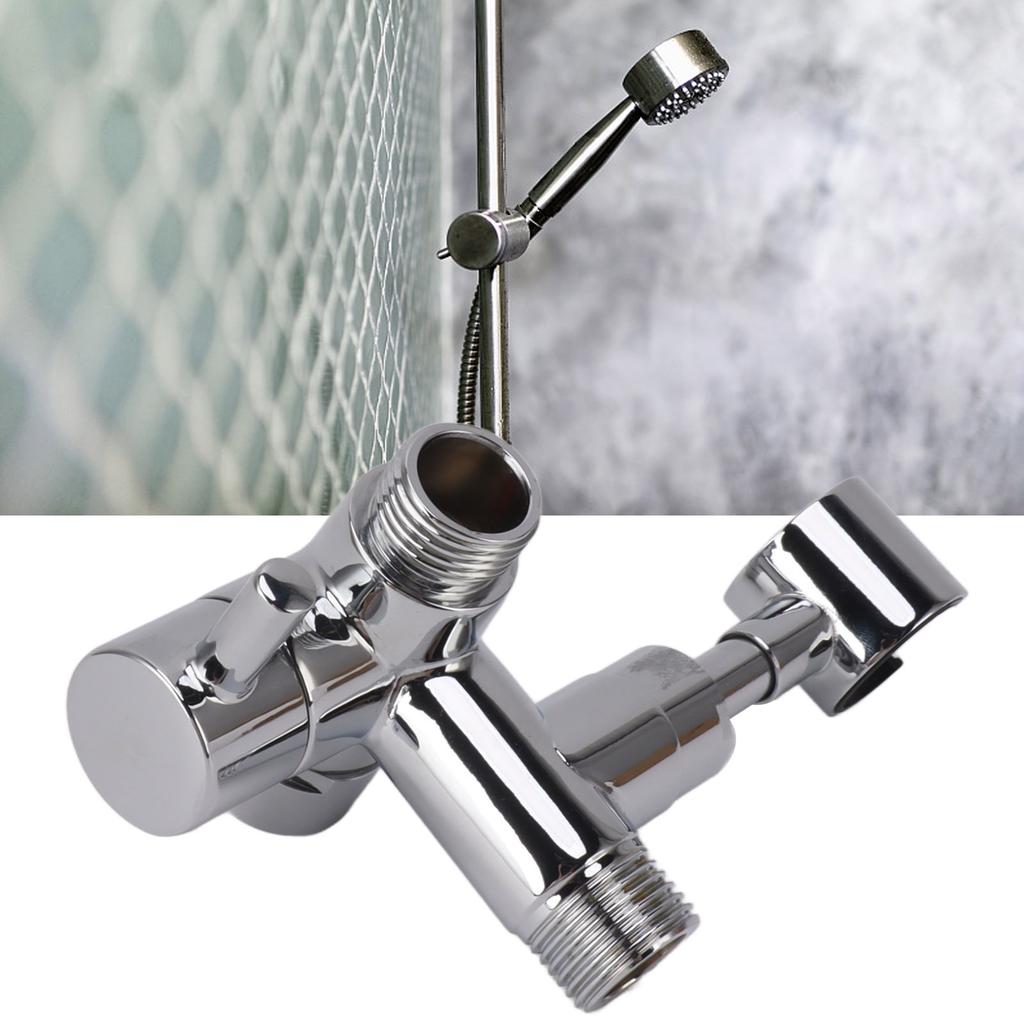 Shower Head Diverter Water Separator Shower Arm Diverter for Hand Held Showerhead and Fixed Spray Head