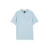 Outdoor Series Solid Color Casual Quick-Dry Short Sleeve Polo Shirt Men Tops Sky-Blue L224M033-02PF