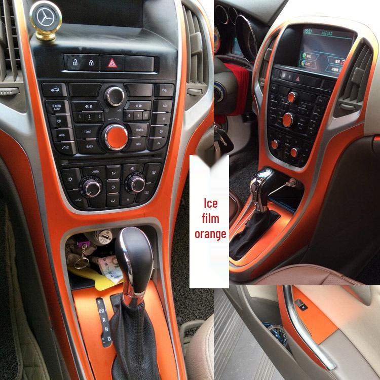 Buick 10-14 Old Model Interior Carbon Fiber Console Sticker for GT/XT