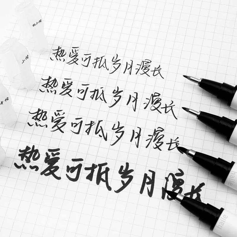 4 Größen STA Wasserdichter Kalligraphie-Stift Weiche Pinselstifte für Lettering Schreiben Zeichnen Skizzieren Künstlerbedarf Japanischer Schreibwarenhändler