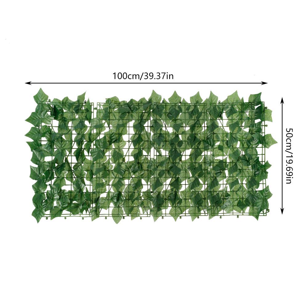 

1/3M Artificial Leaves Fence Plastic Hedges Panels Garden Decorative Privacy Protective Screen Protector for Indoor and Outdoor