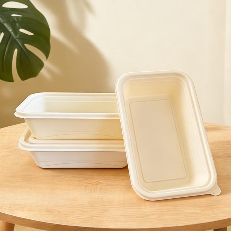 650ml Biodegradable Rectangular Food Containers