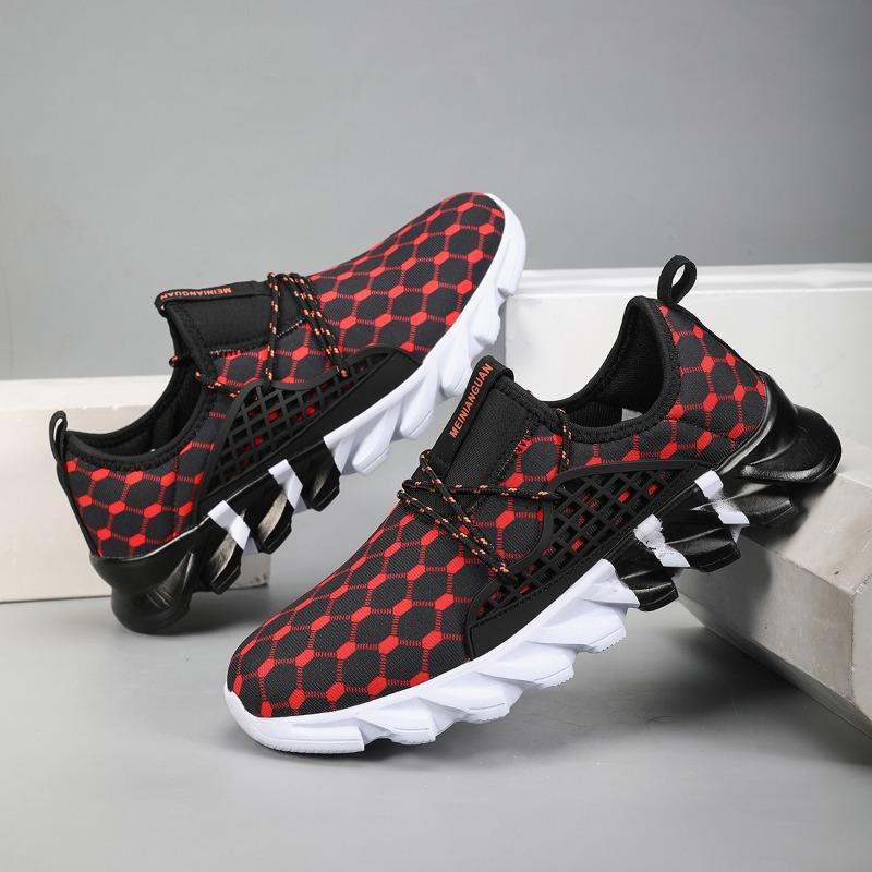 2025 New Simple Fashionable Mens Sports Shoes Versatile Outdoor Lightweight Breathable Running Shoes Daily Retro Walking Shoes