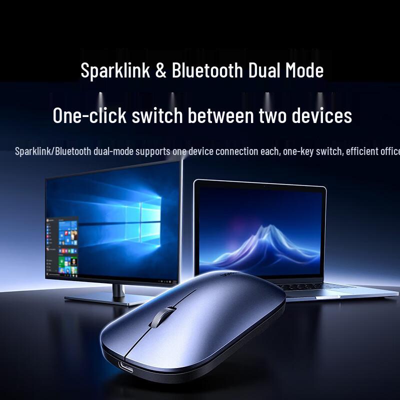 Ugreen Wireless Star-flash & Bluetooth Silent Mouse