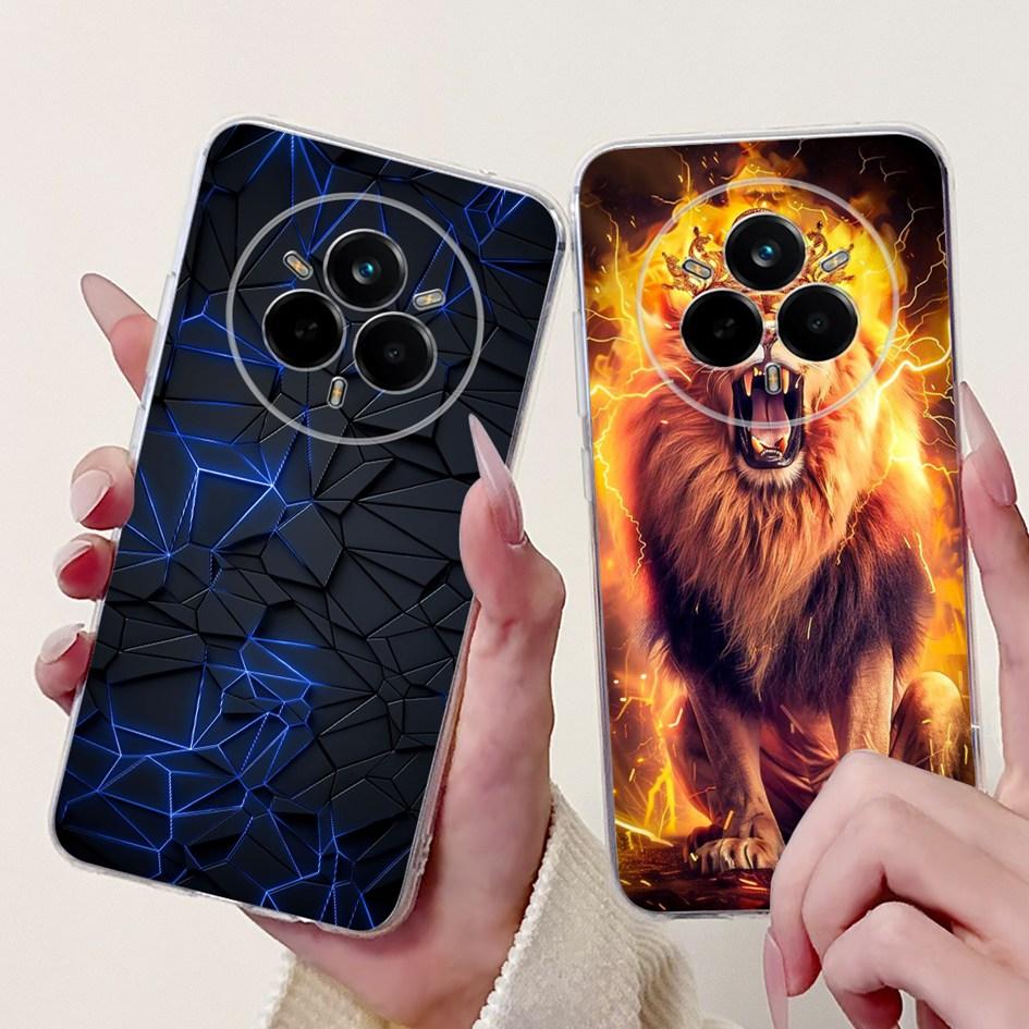 Für Realme 14 Pro 5G Hülle 2025 Cover Cooler Drache Löwe Cartoon Weiche Klare Silikon Handyhüllen Für Realme 14 Pro+ 14Pro Plus Capa